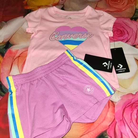 Converse Other - Nwt converse 2 piece set outfit 24 months new